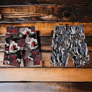 Calvin Klein Women's High Rise
Fashion Print Bike Short